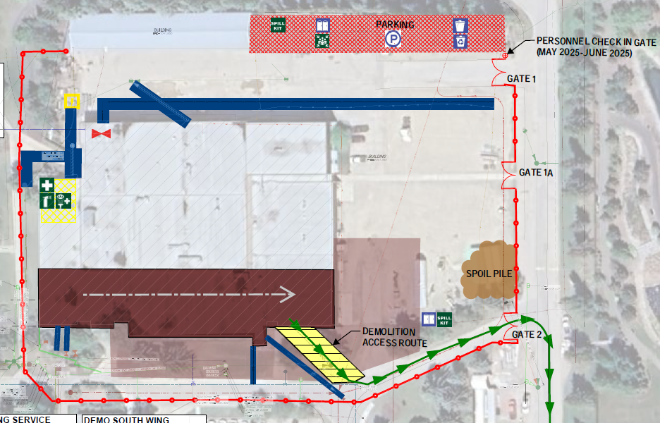 Mobilization and Construction – W.J. Elliott Building